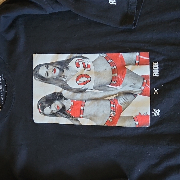 Limited Edition WWE x ROOK Bella Twins Tshirt - Picture 2 of 5
